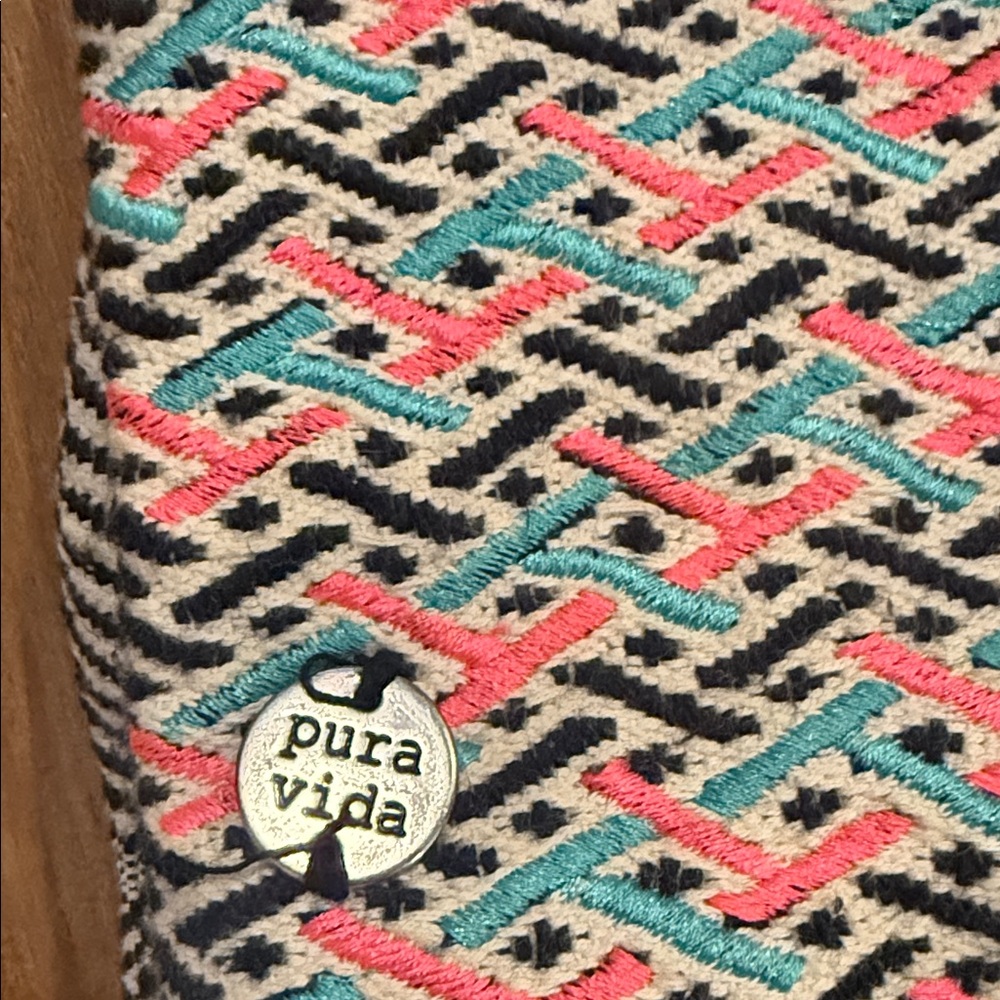 Pura Vida Multicolor Zigzag Clutch - Picture 2 of 5